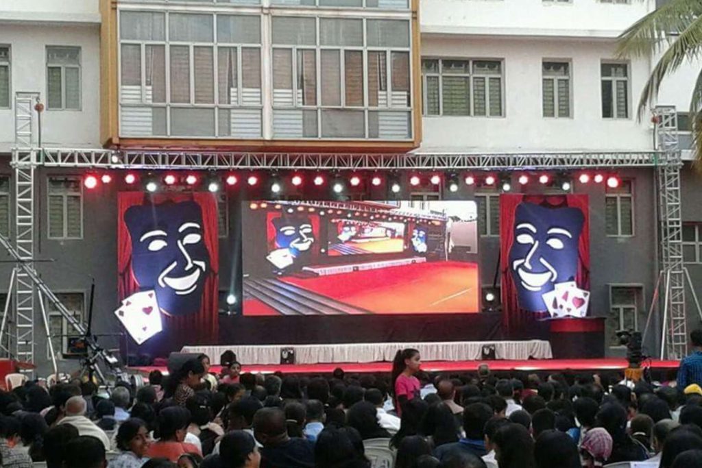 truss_led_wall-truss, line array speaker for rent in bangalore